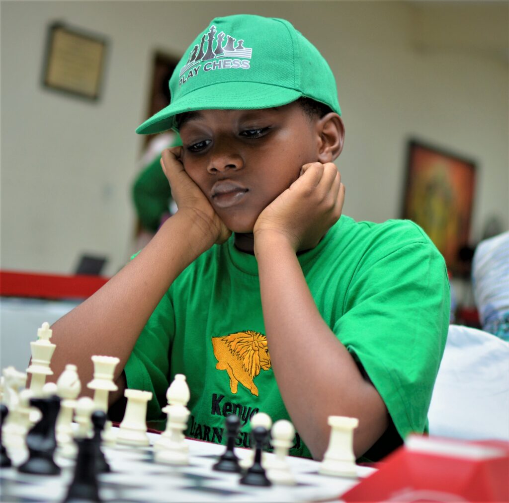 Acheampong Dave Quansah Chief, Under-20 leader at the African Genius Chess Championship in Accra
